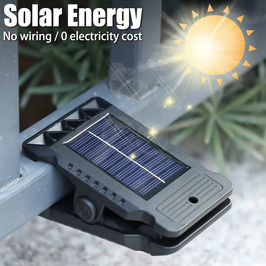 Heinast Solar-Clip-Sensorlicht in Weiß für Terrasse und Garten - Bild 3