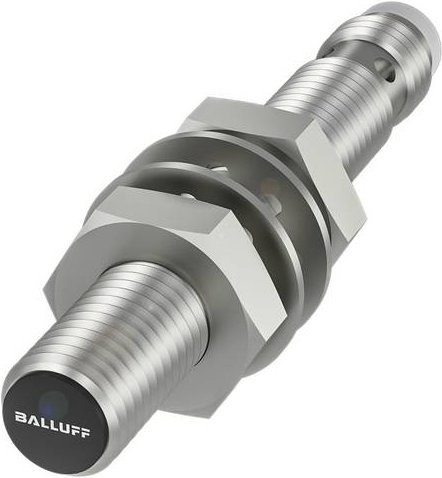 Balluff Induktiver Näherungsschalter BES 516-343-S49-C BES01F5 bündig NPN Schließer in Silber, Durchmesser: 8 mm, Länge: 55 mm - Bild 1