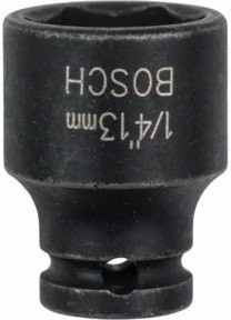 Bosch Steckschlüsseleinsatz SW 13 mm in Schwarz aus Stahl - Bild 1