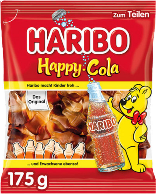 Haribo Happy Cola Fruchtgummi 175 g - Bild 1