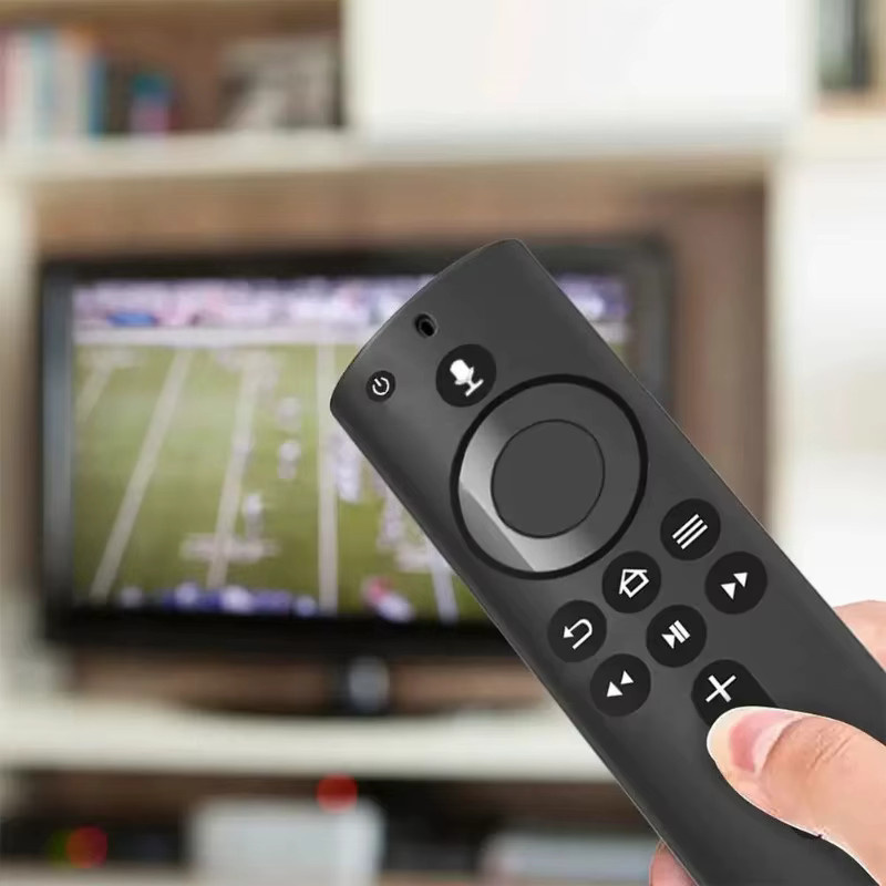 Amazon Sprachfernbedienung mit Sprachsteuerung für Fire TV Stick 4K und Lite, Farbe: Schwarz - Bild 3