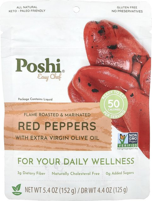 Poshi Easy Chef Rote Paprika mit nativem Olivenöl extra vegan 153 g - Bild 1