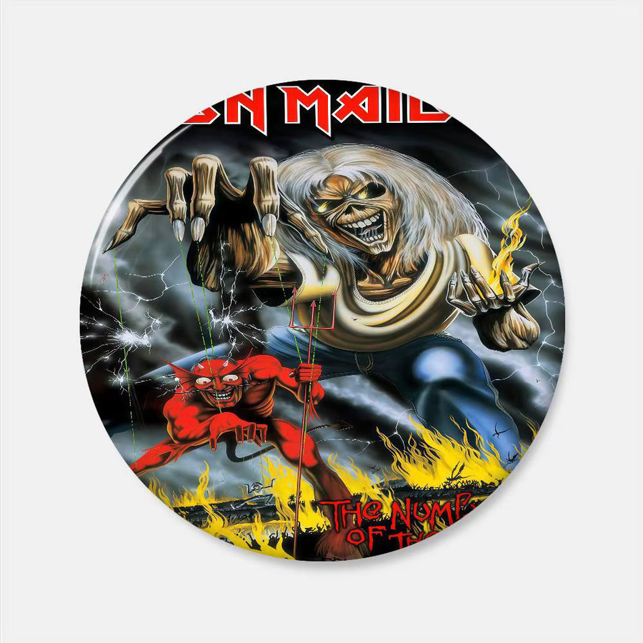 Iron Maiden Anstecknadeln, Unisex - Bild 4