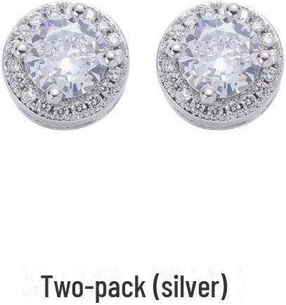 FashionFlair Ohrringe, Silber, Diamant, Zirkonia, Herren - Bild 1