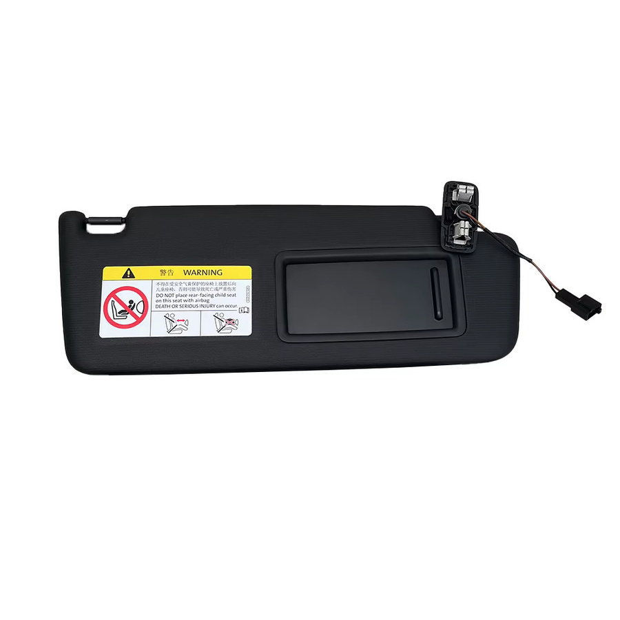 DAZOO Sonnenblende Panel mit Make-up-Spiegel für VW ID3, ID6 und ID6X in Schwarz und Grau, Teilenummer 5GG857551 5GG857552 - Bild 2