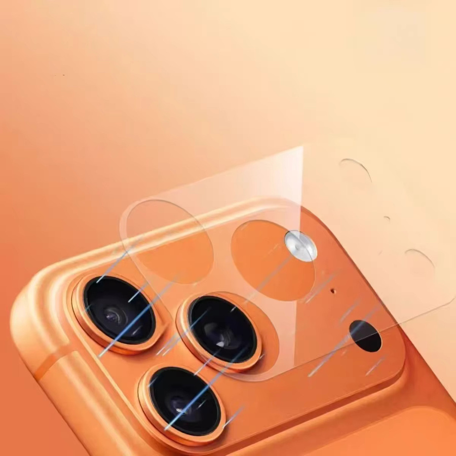 2er-Set Objektiv-Schutzfolien für iPhone 17 Pro Max, 17 Pro und 17 Air, Matte Oberfläche, Transparent, Kratzschutz für die Rückkamera - Bild 2
