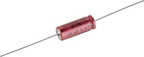 Visaton Bipolar Elco 22 µF Lautsprecher-Kondensator in Rot - Bild 1