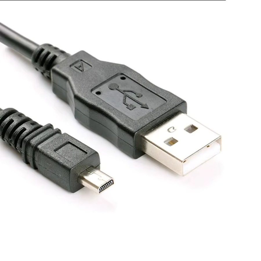 XIKCU Universelles UC-E6 Mini 8 Pin USB-Datenkabel für Digitalkameras in Schwarz, Länge: 1,5 m - Bild 3