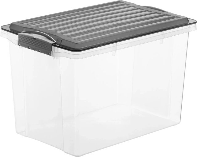 Rotho Stapelbox Compact A4 Hoch in Transparent - Bild 1