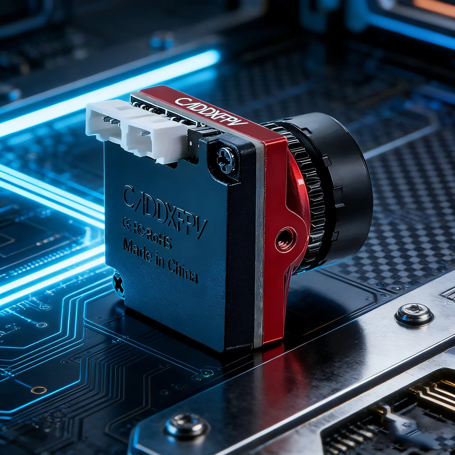Caddx Ratel 2 FPV-Kamera mit 2,1mm Objektiv, Super WDR und Starlight-Sensor für Drohnen, Schwarz - Bild 3