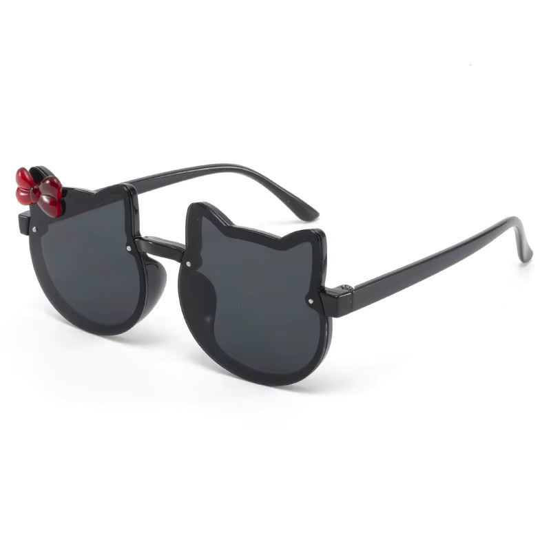 ZUXUB Sonnenbrille für Mädchen, Vollrand, rund, Kunststoff - Bild 3