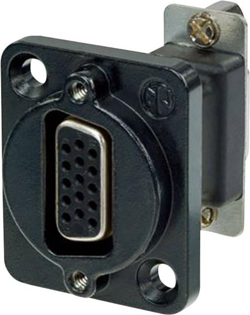 Neutrik VGA Kabeladapter NADB15FF-B in Schwarz - Bild 1