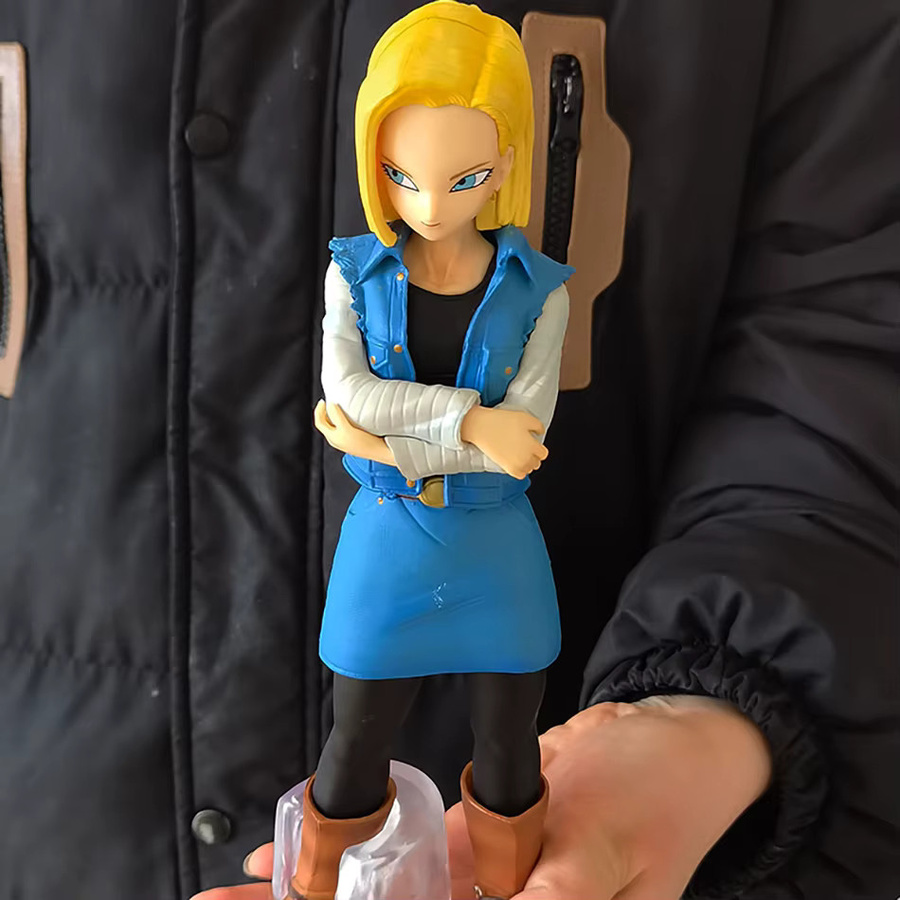 Bandai Dragon Ball Z Anime-Figur Android 17 und 18 aus PVC in Multicolor - Bild 3