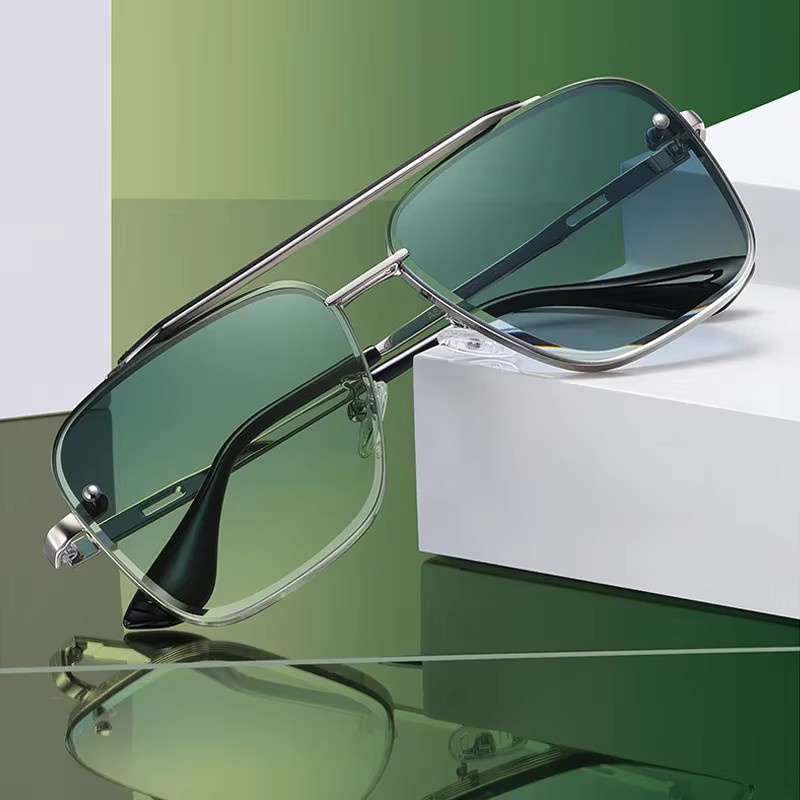 LENMOSC Sonnenbrille, Metall, Vollrand, Unisex - Bild 4
