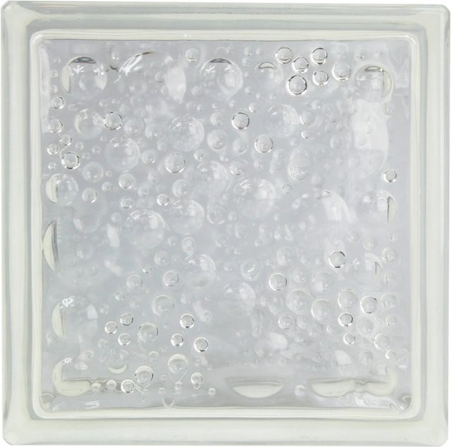 Fuchs Design Glasbaustein Savona transparent glänzend B/T/H: 19 x 19 x 8 cm - Bild 1