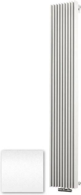 Schulte Design-Heizkörper London Wandmontage mit Mittenanschluss Pearl-Weiß 1.111 W H: 180,0 cm, B: 35,7 cm, T: 14,2 cm - Bild 1