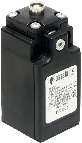 Pizzato Elettrica Endschalter FR 501-M2 Schwarz 250 V/AC 6A Stößel tastend IP67 - Bild 1