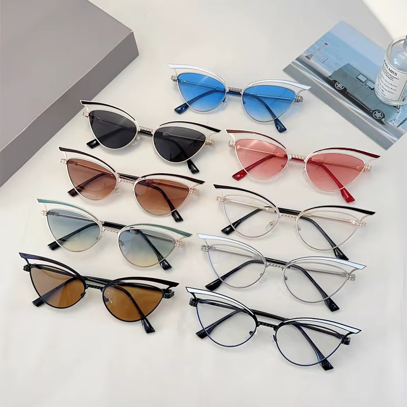Kampt Cat Eye Korrektionsbrille, Vollrand, Damen, Blaulichtfilter - Bild 2