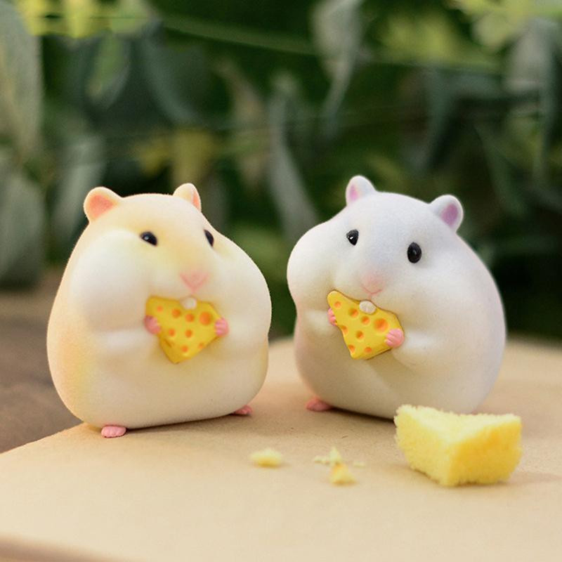 Yiran Furniture Gourmet Hamster Figuren Auto Innendekoration Multicolor - Bild 3