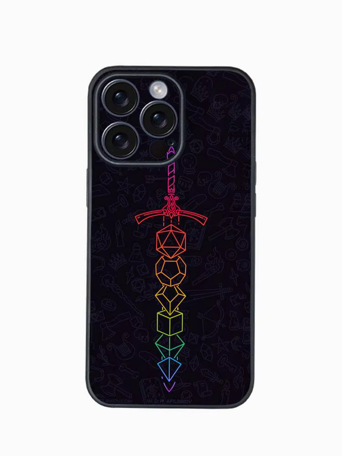 Dungeon Dragones Handyhülle für iPhone 12 bis iPhone 17 Pro Max Plus in Schwarz als Softshell-Schutz - Bild 3