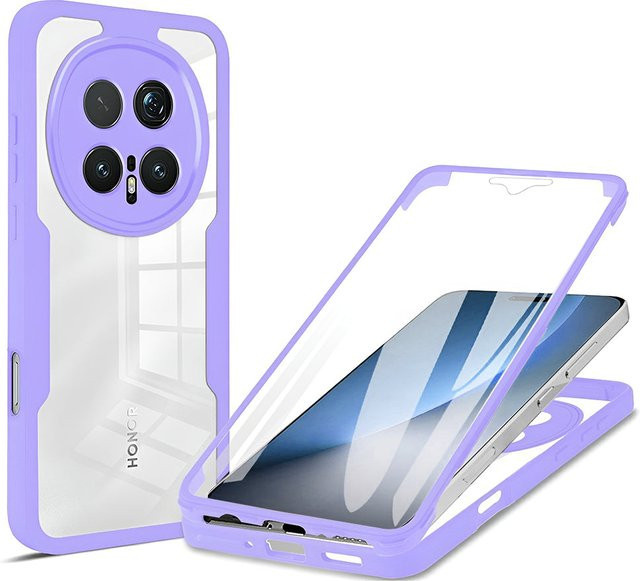 Techsuit ColorVerse 360 Schutzhülle für Honor Magic8 Pro in Lila und Transparent - Bild 1