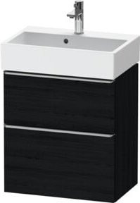 Duravit Waschtischunterschrank D-Neo Compact in Schwarz Matt, B/T/H: 58,4 x 37,2 x 62,5 cm - Bild 1