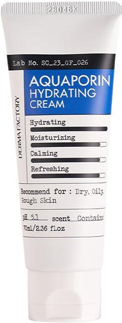 DERMA FACTORY Aquaporin Feuchtigkeitscreme Gel, 70 ml, Trockene Haut - Bild 1