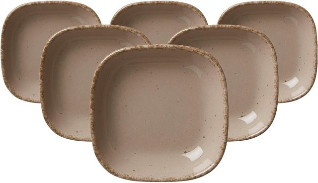 Ritzenhoff & Breker Dipschalen Casa aus Keramik, Beige, 6er Set, Durchmesser: 10 cm - Bild 1