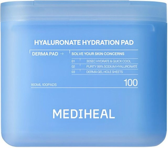 MEDIHEAL Hyaluronat Feuchtigkeitspad, 170 ml, Hyaluronsäure, Trockene Haut - Bild 1