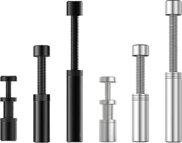 Mrgabwte Aluminium-Grafikkartenhalter verstellbarer Teleskop-Drehständer mit magnetischer und rutschfester Halterung in Silber oder Schwarz - Bild 1