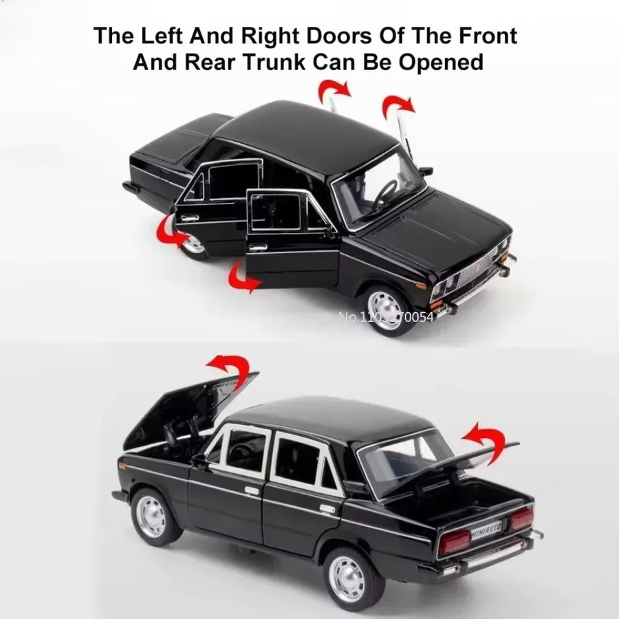 MAKEDA LADA 2106 M3 Modell, Spielzeug Auto, 1:24, mit Licht und Sound - Bild 2