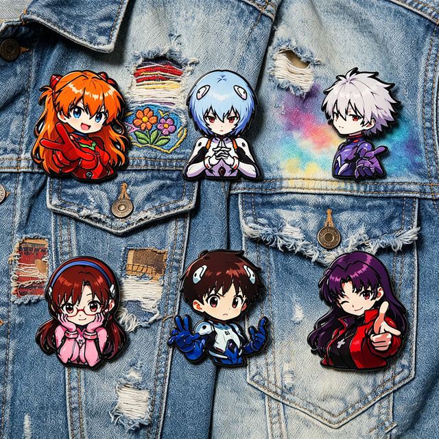 Bandai Anime Q-Version Charakter-Anstecknadel-Set, 6-teiliges Set - Bild 1