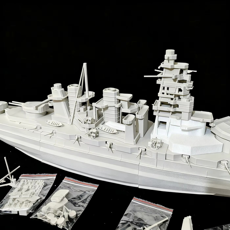 AT 99 MODEL Kongo WWII Schlachtschiff, RC Boot, Modellbausatz, 1:200 - Bild 5