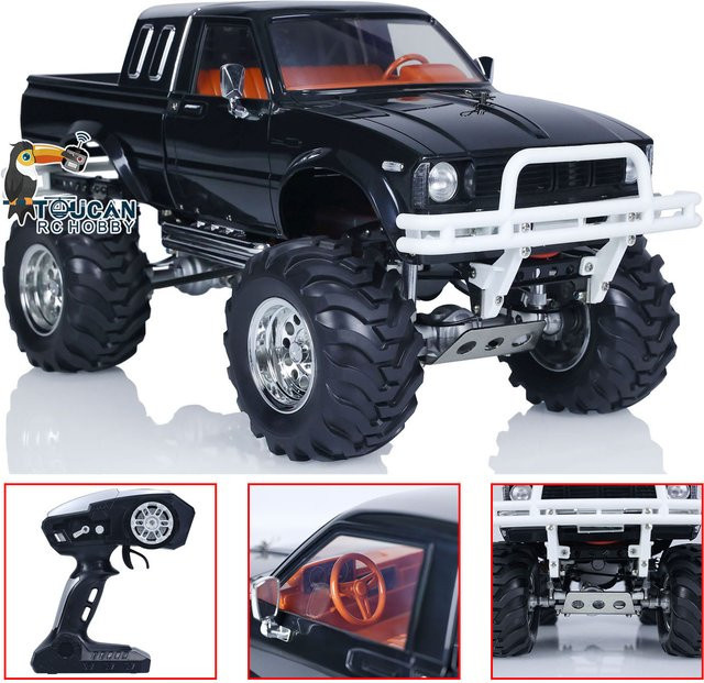 TOUCAN RC HOBBY RC Pickup Modell 1:10, Rallye-Auto, Schwarz, ferngesteuert - Bild 1