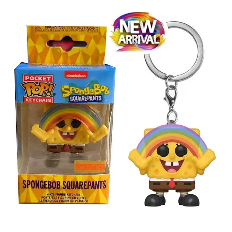 Funko SpongeBob Schwammkopf Patrick Rainbow Collection Schlüsselanhänger, Actionfigur, ab 3 Jahren - Bild 2