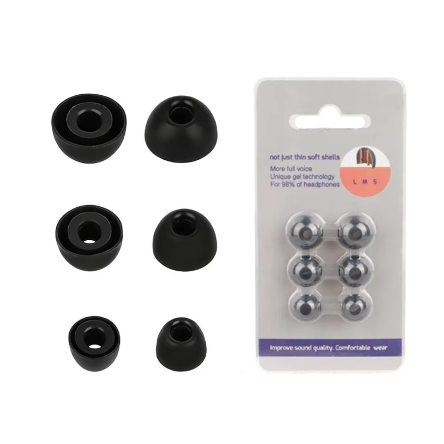 MOTIF II ANC Ersatz-Ohrstöpsel aus Silikon in Schwarz, 3 Größen-Set für In-Ear Kopfhörer - Bild 4