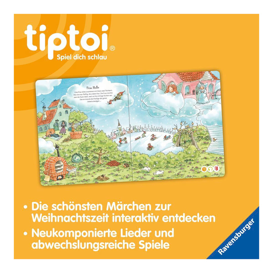 Ravensburger tiptoi Meine schönsten Weihnachtsmärchen Lernbuch ab 4 Jahren - Bild 1