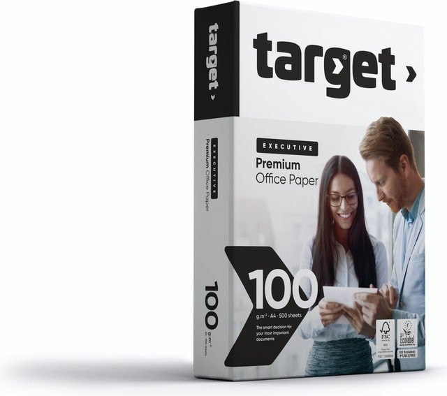 Target Executive Kopierpapier DIN A4, 100g, weiß, 500 Blatt - Bild 1