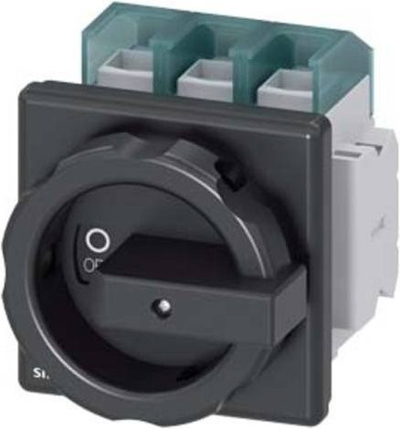 Siemens Lasttrennschalter Schwarz 3polig 100A 50mm² 1 Schließer 1 Öffner 690 V/AC 3LD27041TP51 - Bild 1
