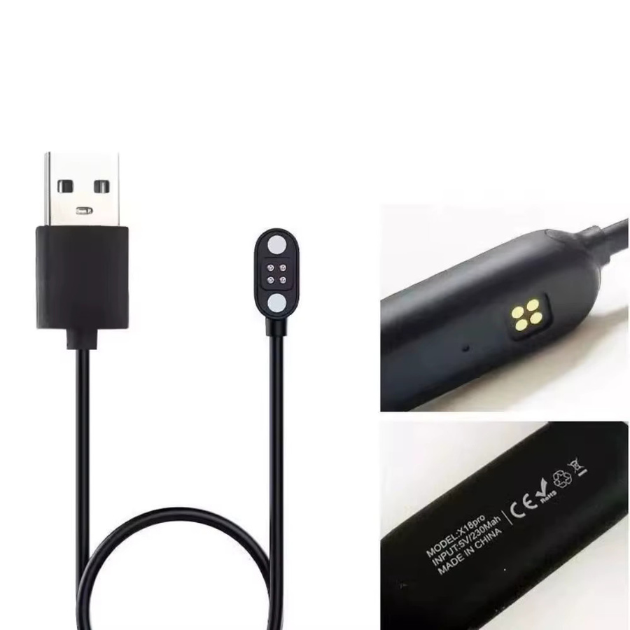 Magnetisches USB-C Ladegerät für YUANS Knochenleitungs-Kopfhörer X7, X8 und X18pro, wasserdicht, 5V 1A, in Schwarz oder Grün - Bild 4