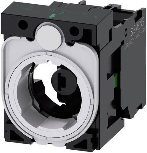 Siemens Kontaktelement 3SU1501-1AG60-1BA0 LED-Element mit Adapter 1 Schließer Weiß 24V DC/AC - Bild 1