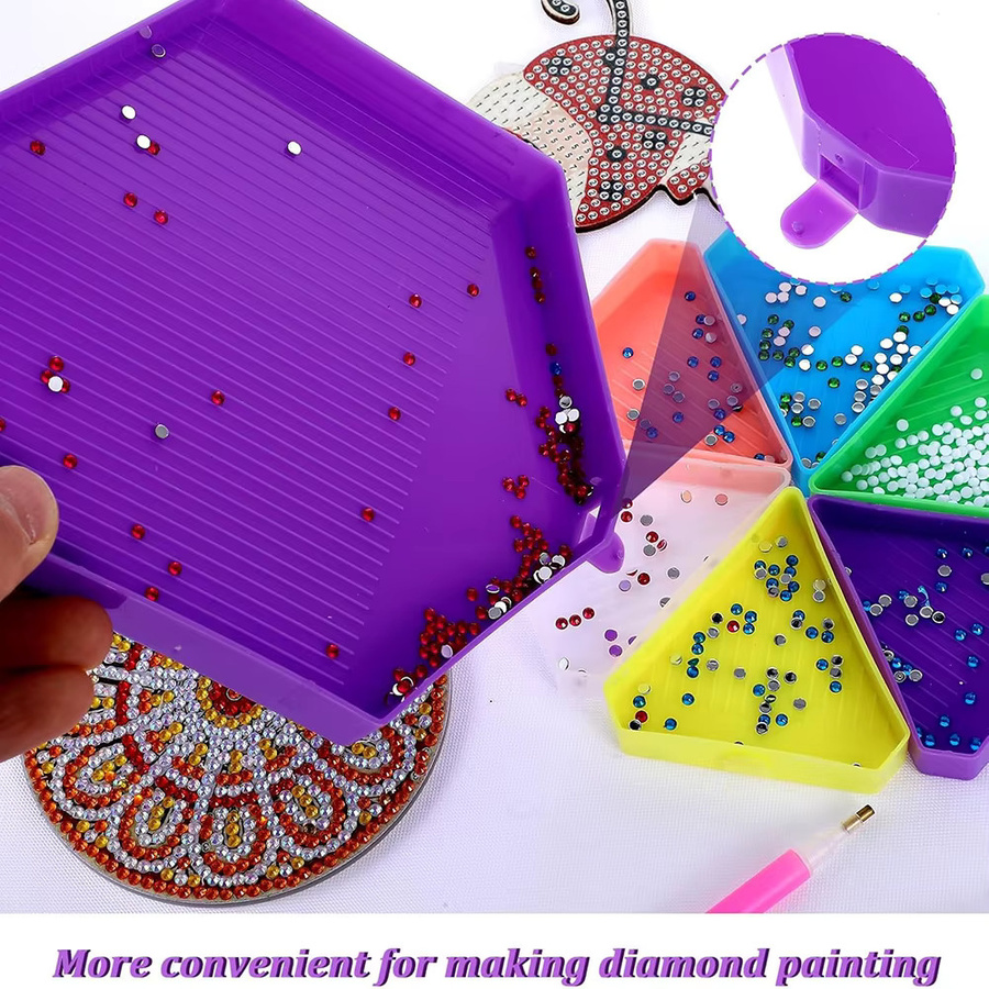 DIY-Diamantmalerei-Set, Bunt / Mehrfarbig, Set / Bundle - Bild 4