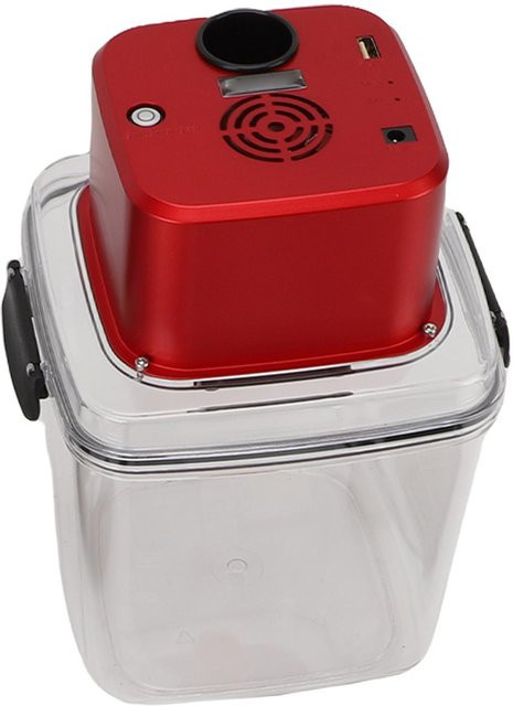 Aimo CNC-Maschinenstaubsauger mit Luftfiltersystem für TTC450 und TTC450 Pro, Farbe: Grau/Transparent/Rot, US-Stecker - Bild 1
