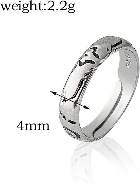 Benicetees Ring, Edelstahl, Silber, Unisex - Bild 1