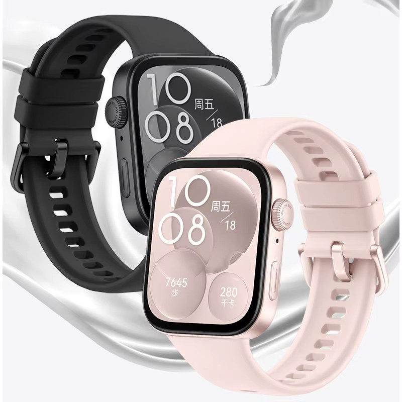 Huawei Uhrenarmband TPU, Schwarz, für Huawei Fit4pro, Huawei Fit4 - Bild 2