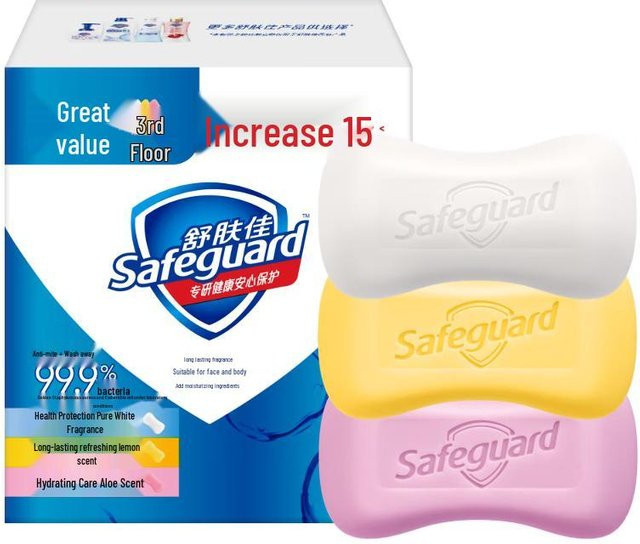 Safeguard Antibakterielle Seifenstücke, Unisex - Bild 1