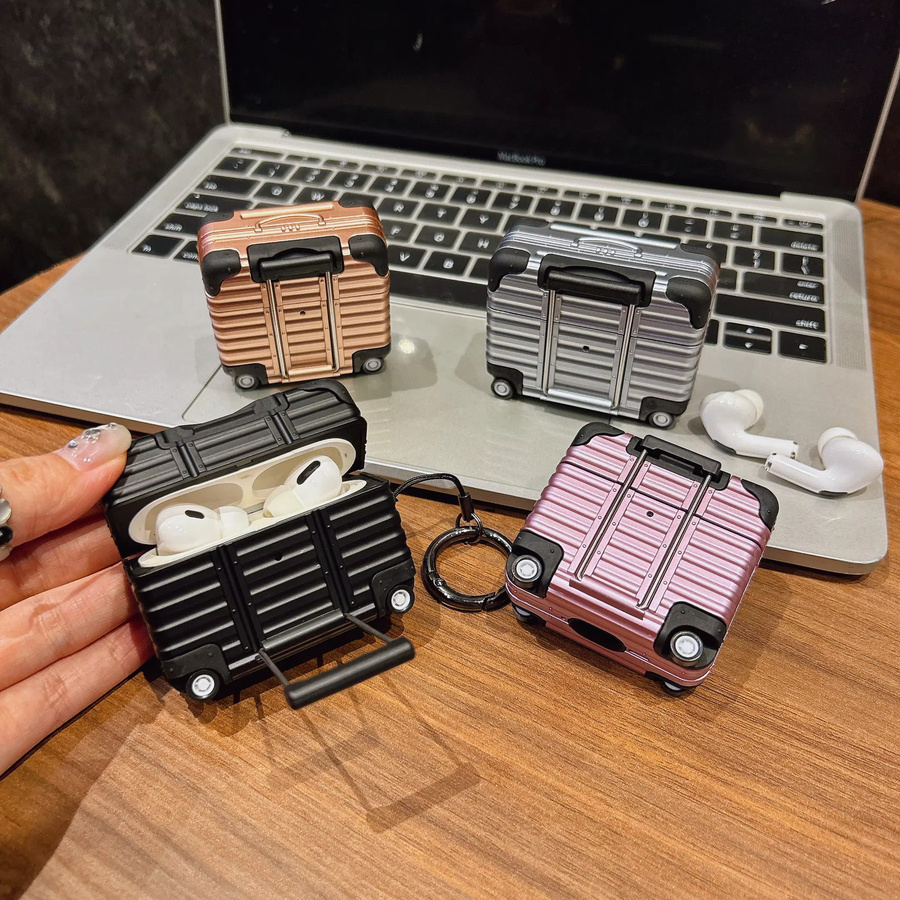 Kreative Trolley Schutzhülle für Apple AirPods Pro 2, Pro 3 und AirPods 4 in Transparent - Bild 2