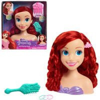 Disney Princess Ariel Schmink- und Frisierkopf für Mädchen mit rotem Haar - Bild 1