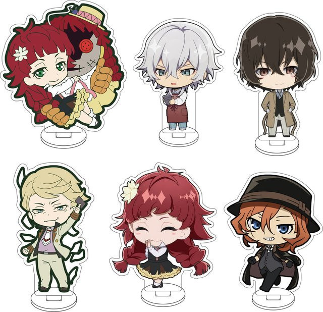 Bandai Bungo Stray Dogs Acryl-Figur Ständer, 10cm, Einzelfigur - Bild 1