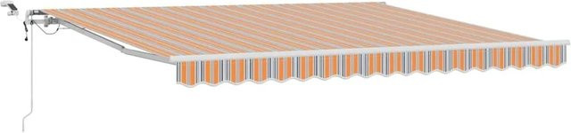 vidaXL Einziehbare Markise Mehrfarbig B/H: 400 x 300 cm - Bild 1